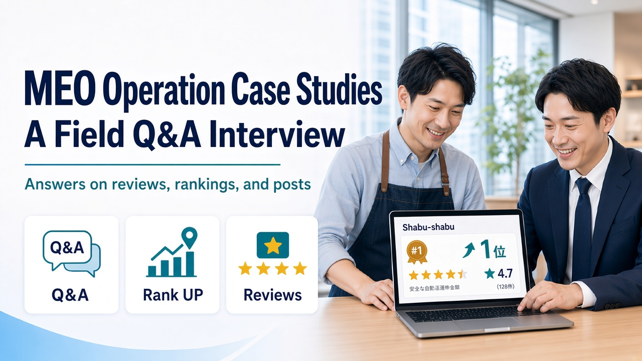 MEO Operation Case Studies with Omakase MEO | A Field Q&A Interview